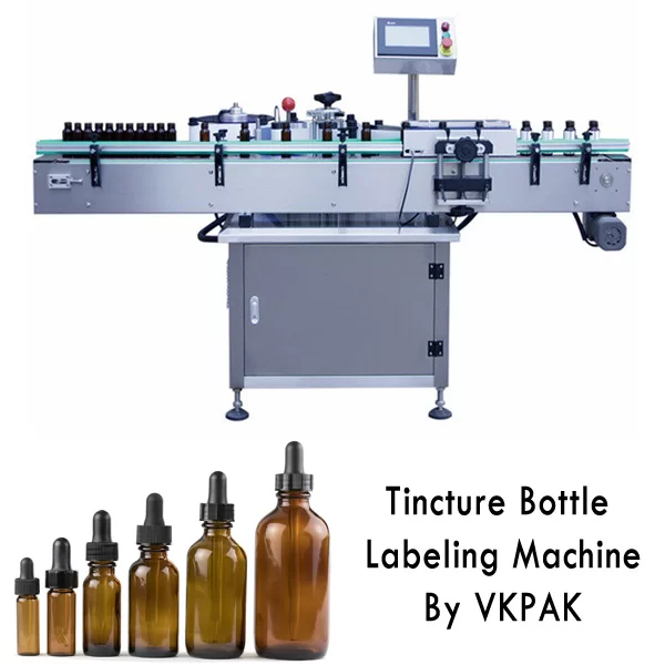 Tincture şüşə etiketləmə maşını