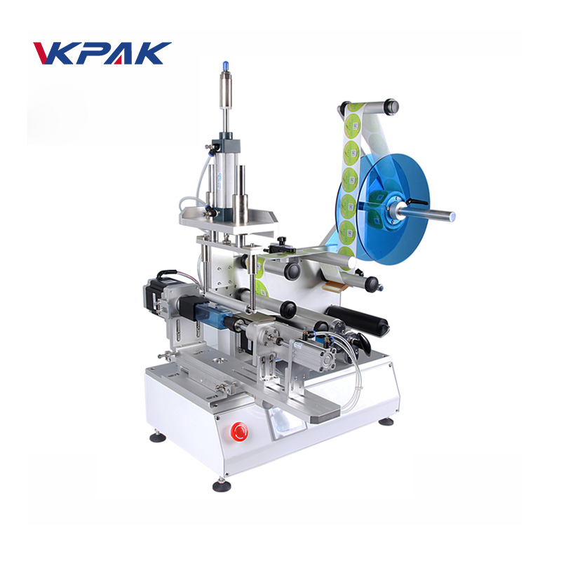 VK-T805 Kvadrat Butulka üçün Yarı Avtomatik Rolling Etiketləmə Maşını